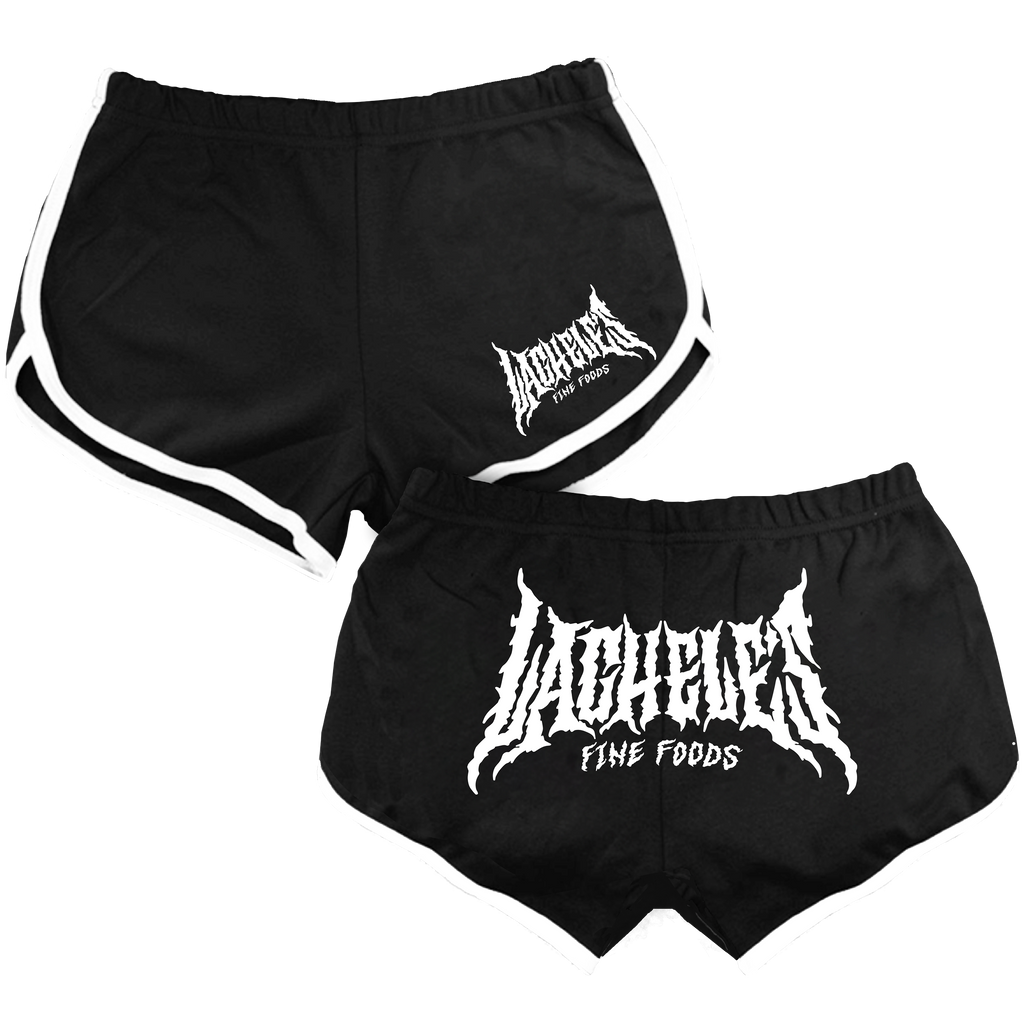 Metal Logo Booty Shorts - Black
