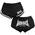 Metal Logo Booty Shorts - Black