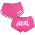 Metal Logo Booty Shorts - Pink