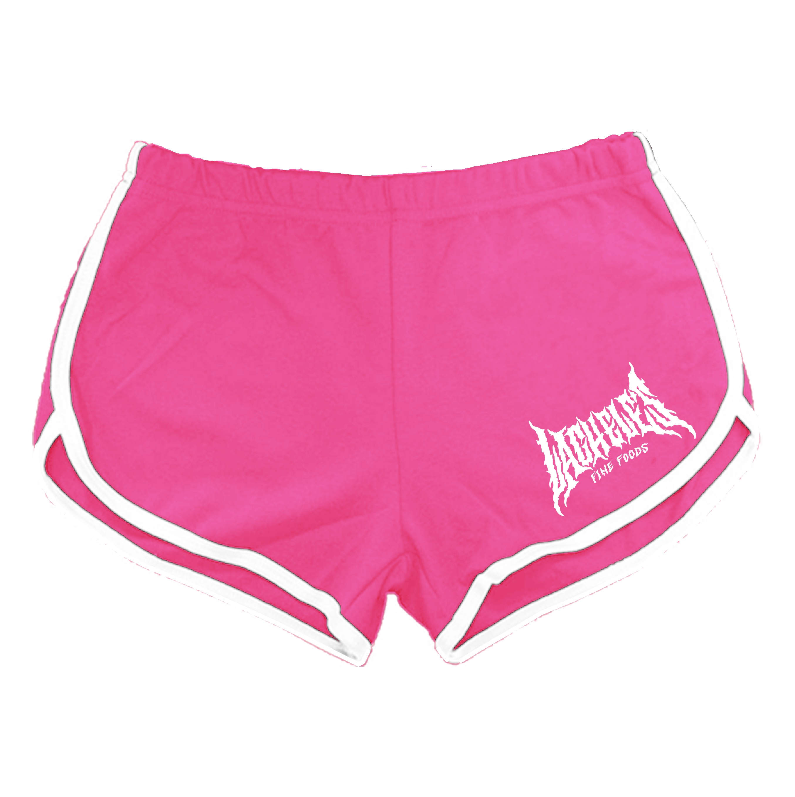 Metal Logo Booty Shorts - Pink