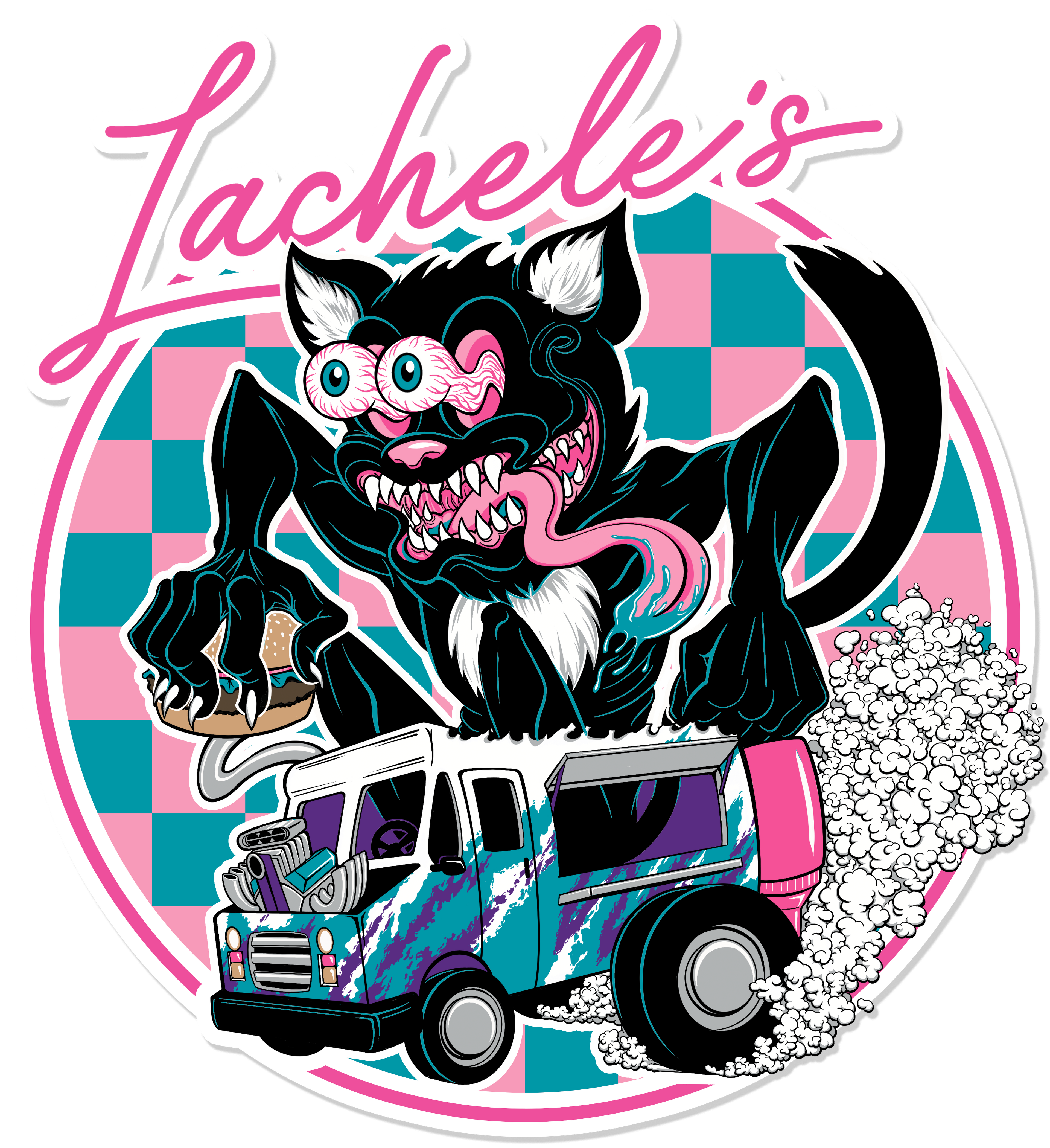 Lachele's Cat Fink Sticker
