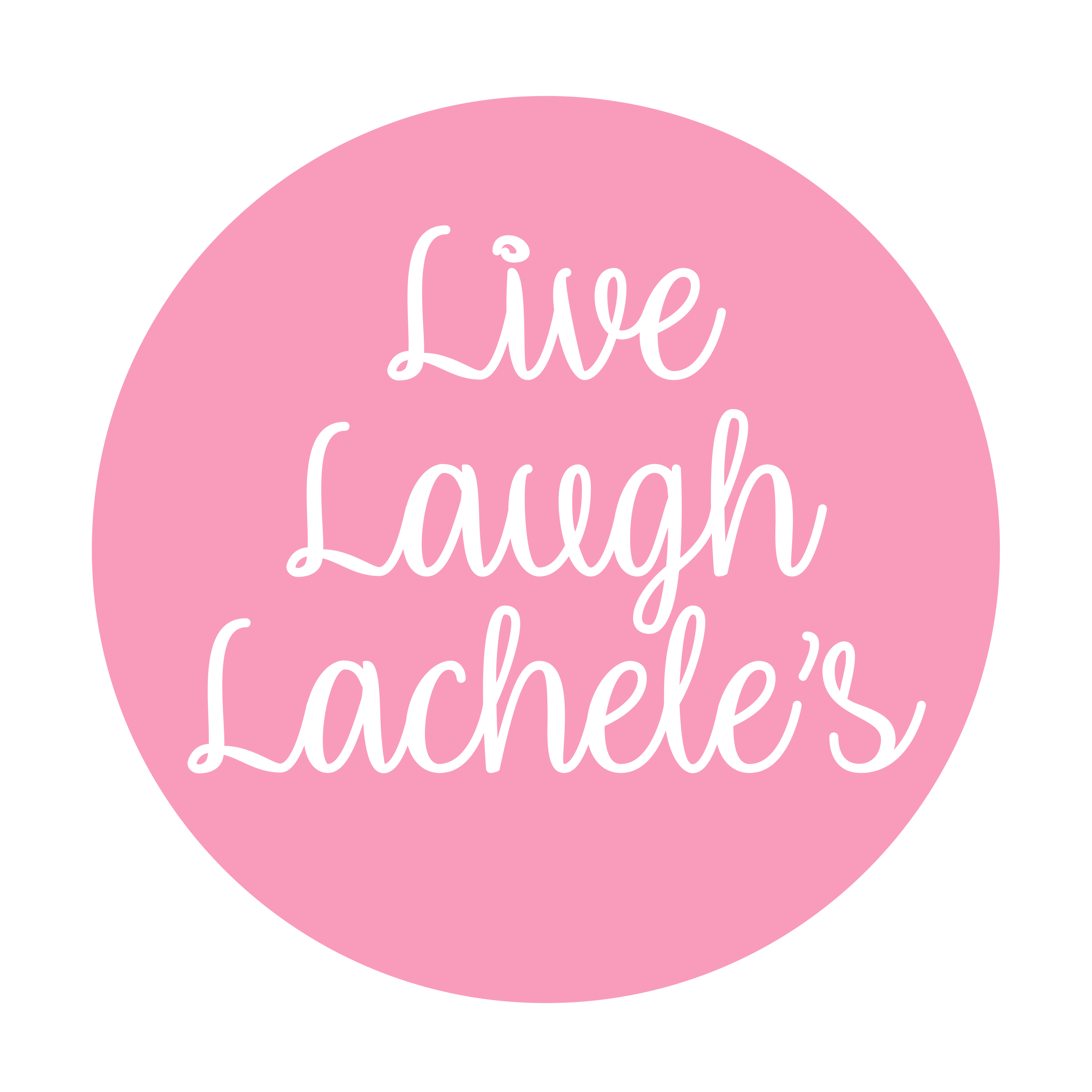 Live Laugh Lachele's Sticker