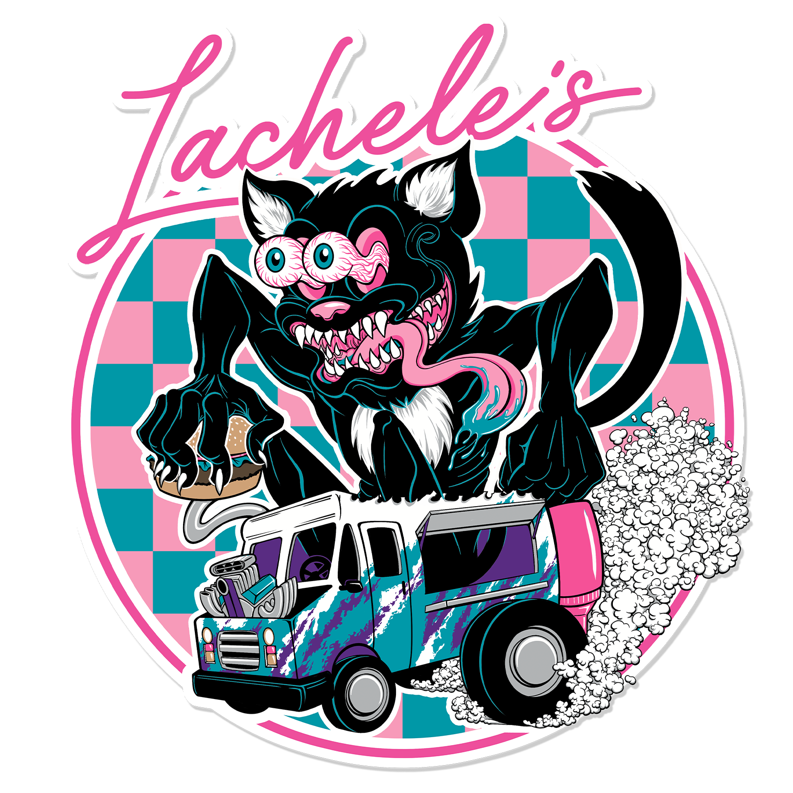 Lachele's Cat Fink Sticker